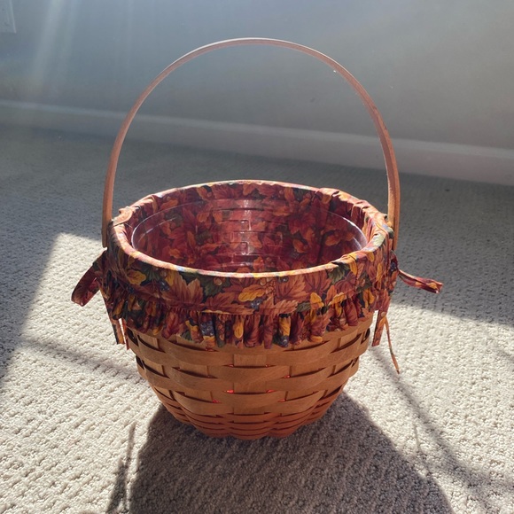 Fall themed Longaberger basket